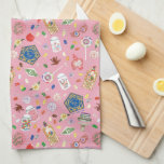 HARRY POTTER™ | Schokoladenfrosch und -muster Geschirrtuch<br><div class="desc">Karo dieses HARRY POTTER™ Bonbons.</div>