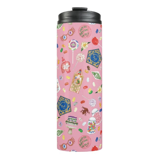 HARRY POTTER™ | Schokoladenfrosch und -muster Thermosbecher (Vorderseite)