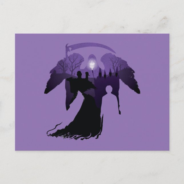 Harry Potter | Silhouette des Todes Postkarte (Vorderseite)