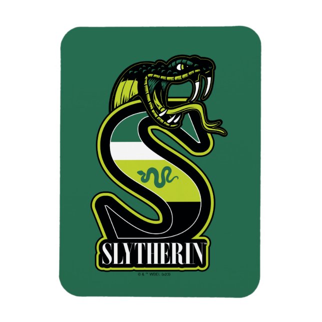 HARRY POTTER™ | SLYTHERIN™ Athletisches Abzeichen Magnet (Vertikal)