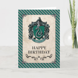Harry Potter | Slytherin Happy Birthday Karte