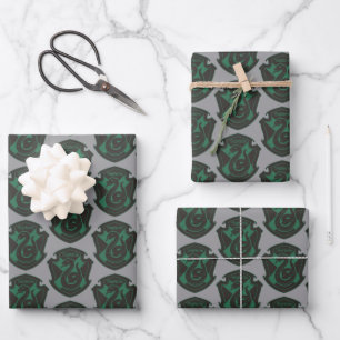 Harry Potter   Slytherin Haus Stolz Wappen Geschenkpapier Set