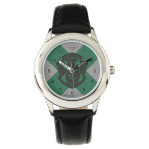 Harry Potter   Slytherin House Pride Crest Armbanduhr
