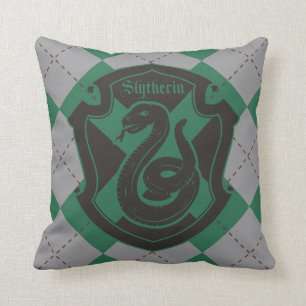 Harry Potter   Slytherin House Pride Crest Kissen