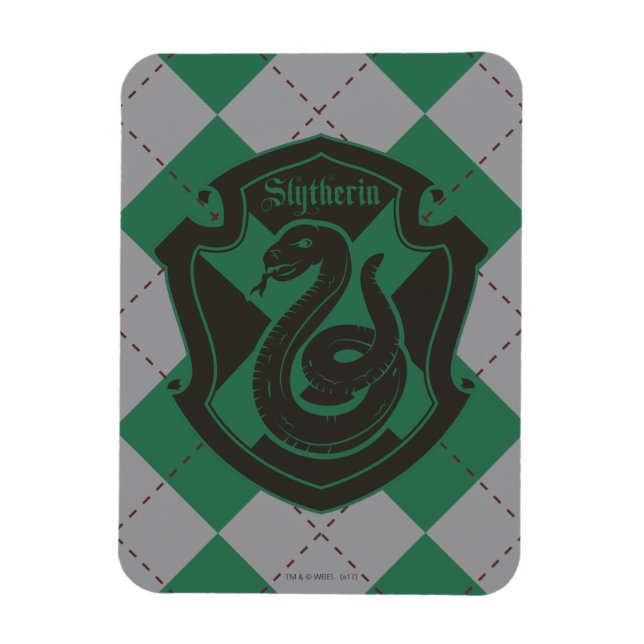 Harry Potter | Slytherin House Pride Crest Magnet (Vertikal)