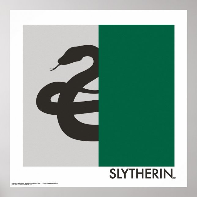 Harry Potter | Slytherin House Pride Graphic Poster (Vorne)