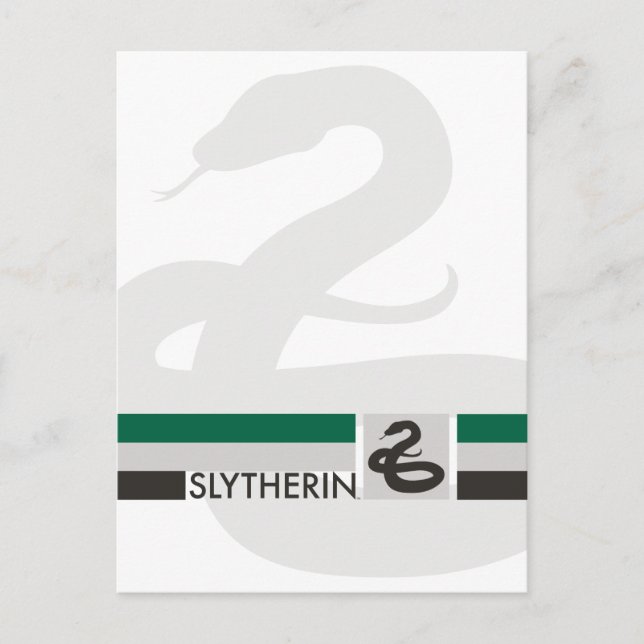 Harry Potter | Slytherin House Pride Graphic Postkarte (Vorderseite)