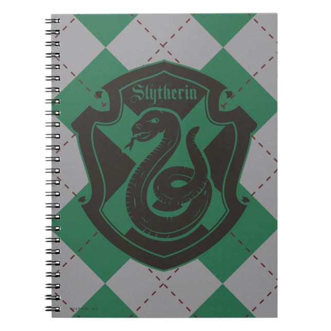 Harry Potter | Slytherin House Pride Wappen Notizblock (Vorderseite)