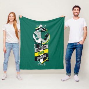 Harry Potter SLYTHERIN™ House Tracks Sigil Fleecedecke