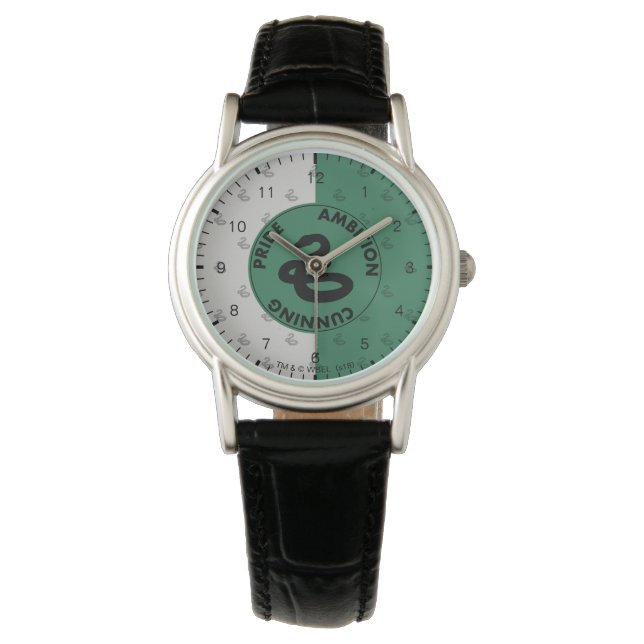Harry Potter | SLYTHERIN™ House Traits Graphic Armbanduhr (Vorderseite)