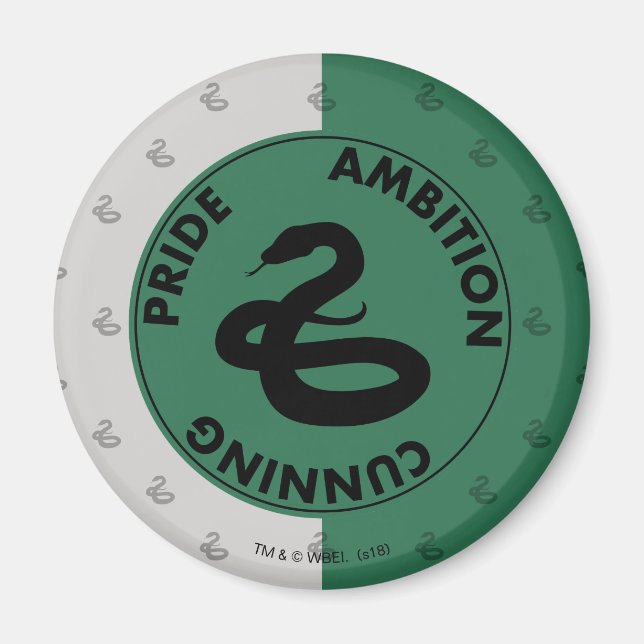 Harry Potter | SLYTHERIN™ House Traits Graphic Magnet (Vorne)