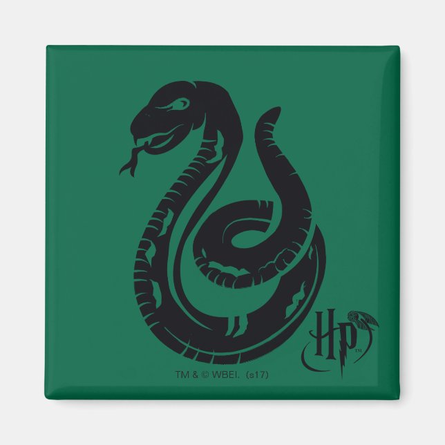 Harry Potter | Slytherin Snake Icon Magnet (Vorne)