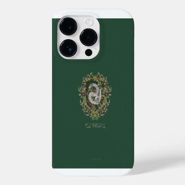 HARRY POTTER™ | SLYTHERIN™ Wappen Case-Mate iPhone 14 Pro Hülle (Rückseite)