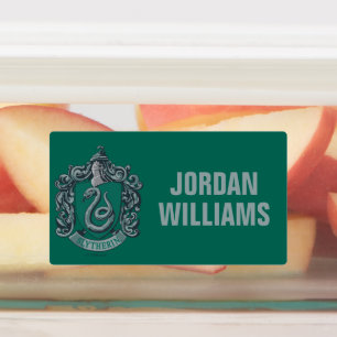 Harry Potter   Slytherin Wappen Green Etiketten