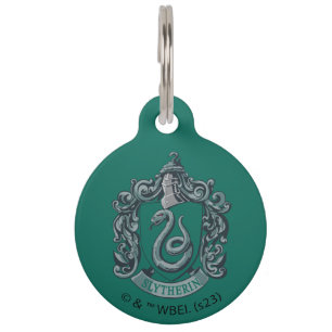 Harry Potter Slytherin Wappen Green Haustiermarke