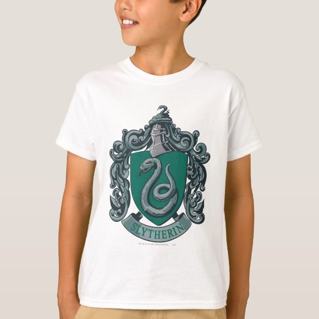 Harry Potter | Slytherin Wappen Green T-Shirt (Vorderseite)