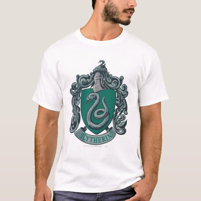 Harry Potter | Slytherin Wappen Green T-Shirt (Vorderseite)