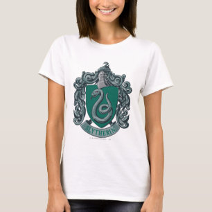 Harry Potter   Slytherin Wappen Grün T-Shirt