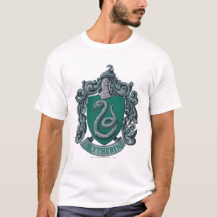 Harry Potter   Slytherin Wappen Grün T-Shirt