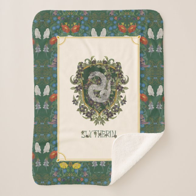 HARRY POTTER™ | SLYTHERIN™ Wappen Sherpadecke (Vorderseite)