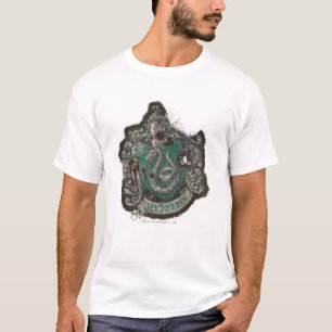Harry Potter Slytherin Wappen - Vintag T-Shirt
