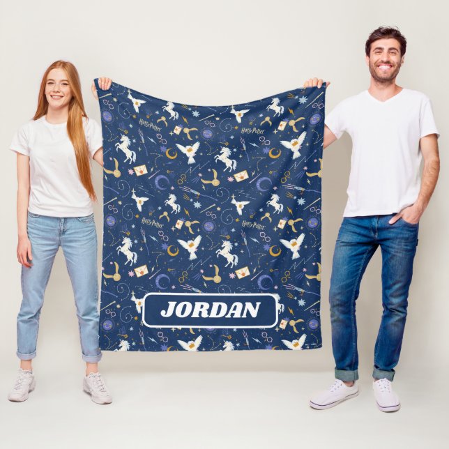 HARRY POTTER™ Sommersonnenwende-Icon-Muster Fleecedecke (Beispiel)