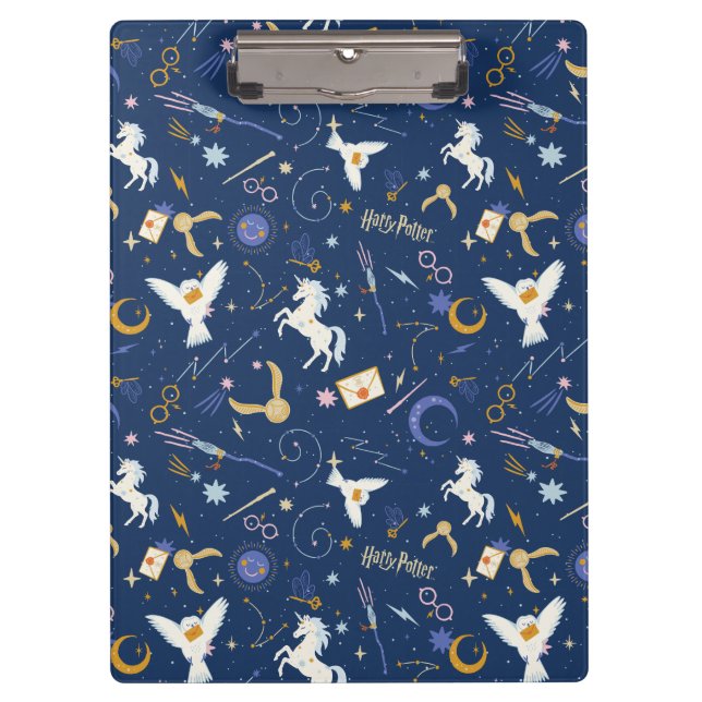 HARRY POTTER™ Sommersonnenwende-Icon-Muster Klemmbrett (Vorderseite)