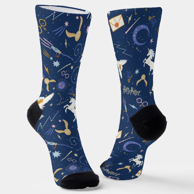 HARRY POTTER™ Sommersonnenwende-Icon-Muster Socken (Gewinkelt)