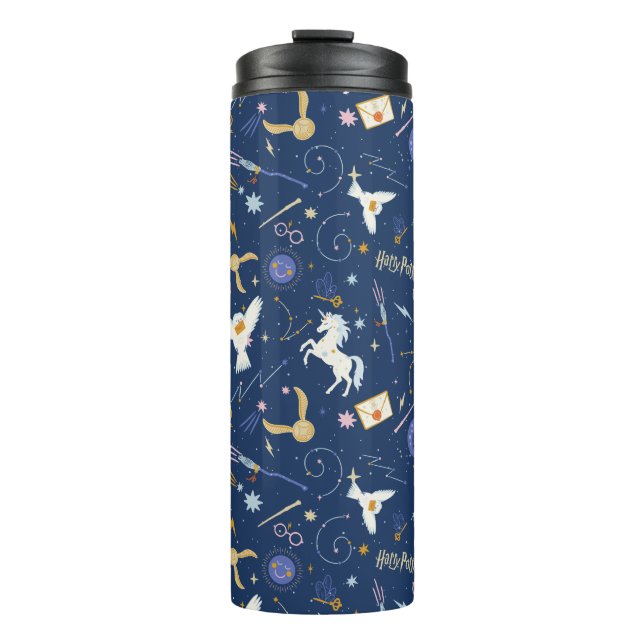 HARRY POTTER™ Sommersonnenwende-Icon-Muster Thermosbecher (Vorderseite)