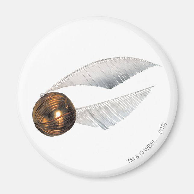 Harry Potter Spell | Goldener Spieß Magnet (Vorne)
