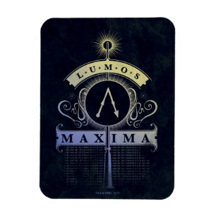 Harry Potter Spell Lumos Maxima Graphic Magnet