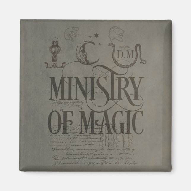 Harry Potter Spell | MINISTERIUM DER MAGIE Magnet (Vorne)