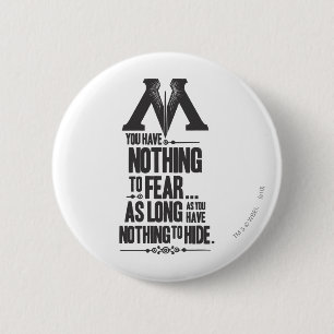 Harry Potter Spell Ministerium für Magische Prop Button