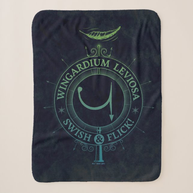 Harry Potter Spell | Wingardium Leviosa Graphic Sherpadecke (Vorderseite)