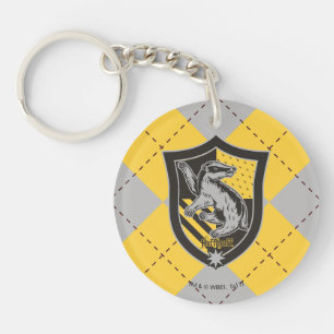 Harry Potter   Stolz auf das Haus Hufflepuff Wappe Schlüsselanhänger