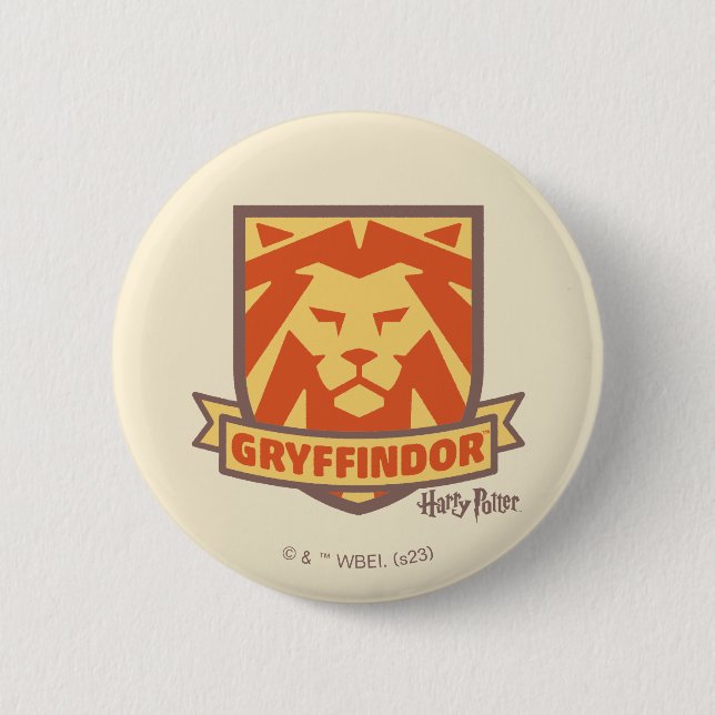 HARRY POTTER™ | Summer Magic GRYFFINDOR™ Wappen Button (Vorderseite)