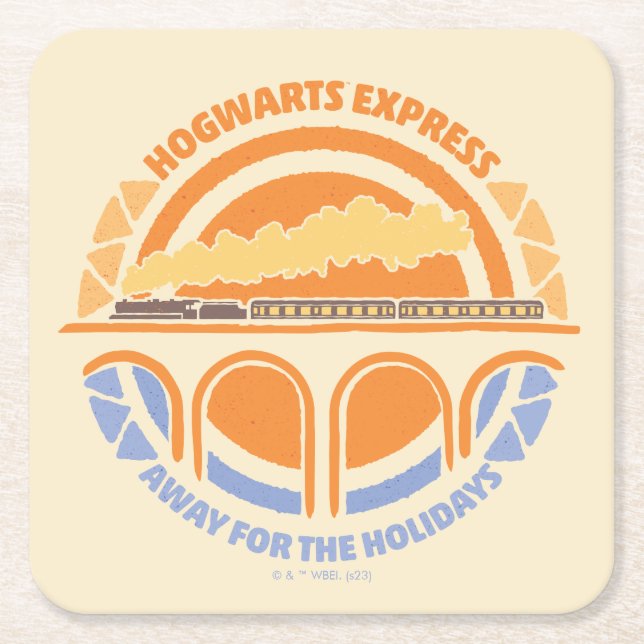 HARRY POTTER™ | Summer Magic HOGWARTS™ Express Rechteckiger Pappuntersetzer (Vorderseite)