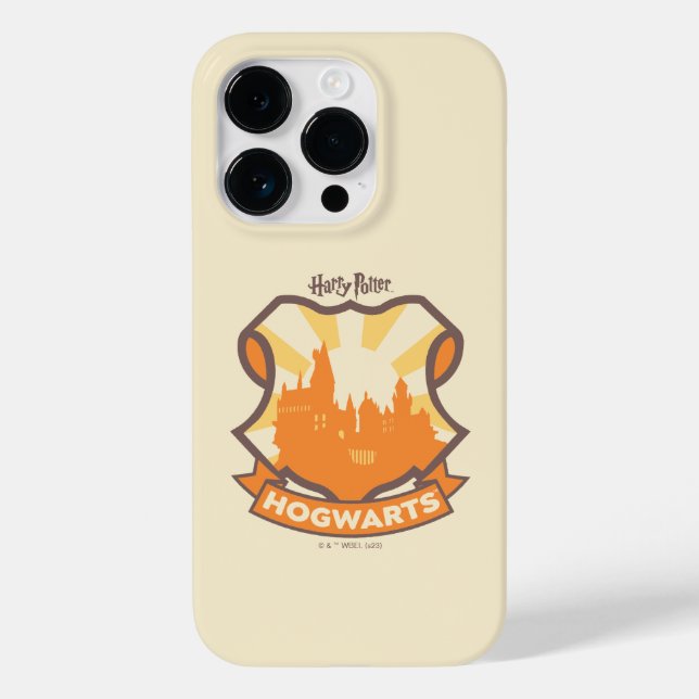 HARRY POTTER™ | Summer Magic HOGWARTS™ Wappen Case-Mate iPhone 14 Pro Hülle (Rückseite)