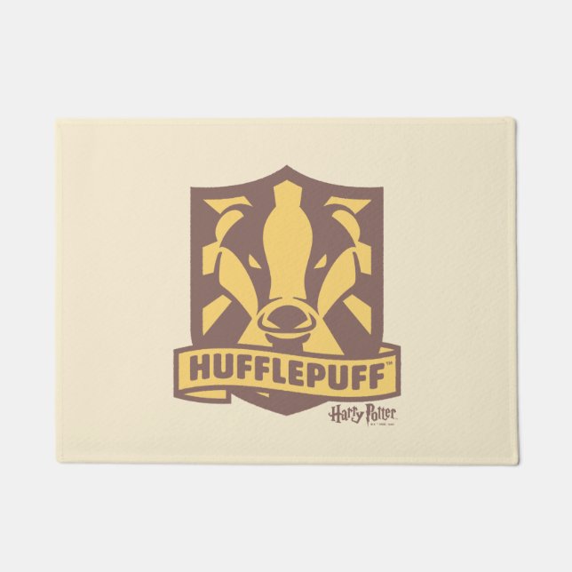 HARRY POTTER™ | Summer Magic HUFFLEPUFF™ Wappen Fußmatte (Vorderseite)