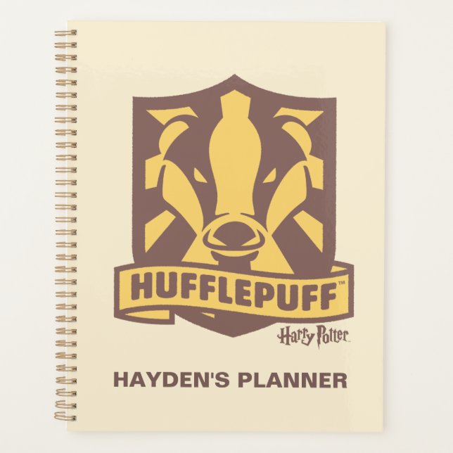 HARRY POTTER™ | Summer Magic HUFFLEPUFF™ Wappen Planer (Vorderseite)