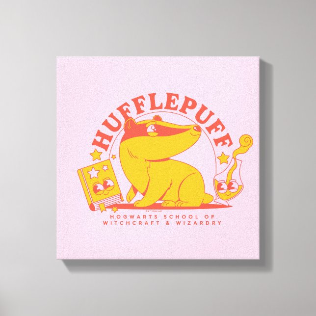 HARRY POTTER™ | Süße HUFFLEPUFF™ Leinwanddruck (Vorderseite)