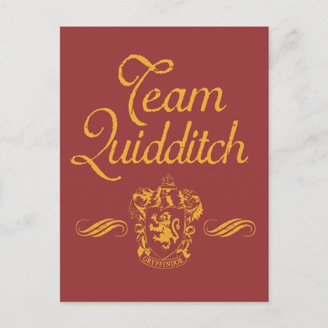 Harry Potter | Team QUIDDITCH™ Postkarte (Vorderseite)