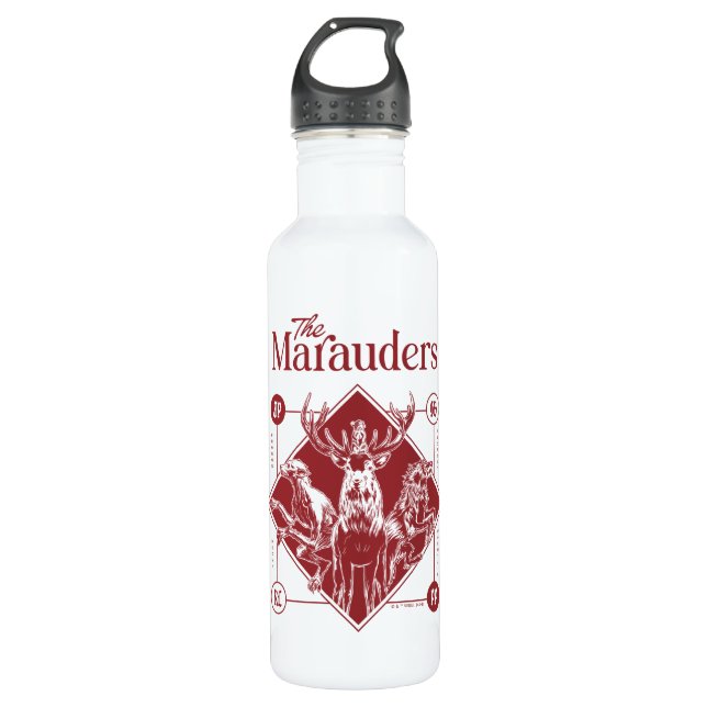HARRY POTTER™ The Marauders Animagus Graphic Edelstahlflasche (Vorderseite)