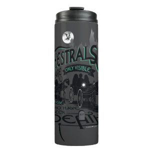 Harry Potter Thestrals Typografy Graphic Thermosbecher