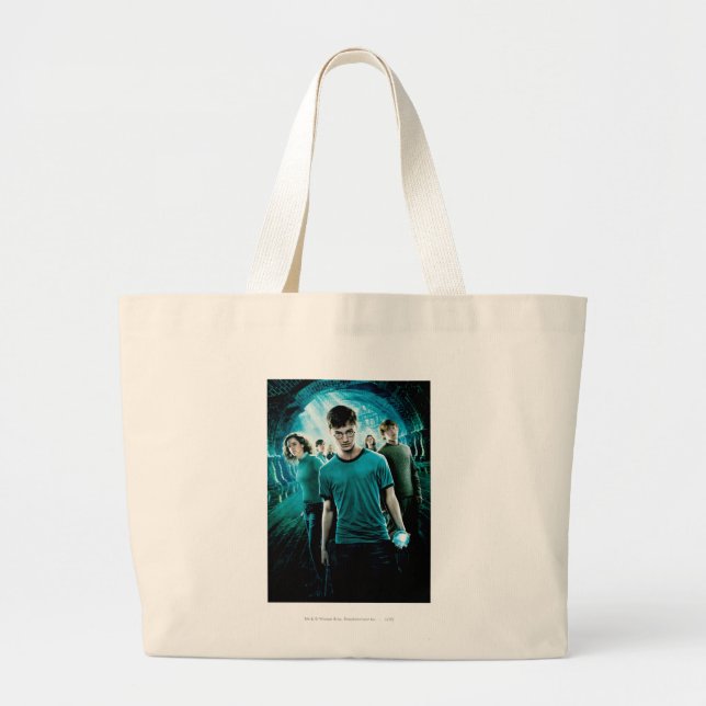 HARRY POTTER UND DIE BESTELLUNG DES PHOENIX™ Blue Jumbo Stoffbeutel (Vorne)