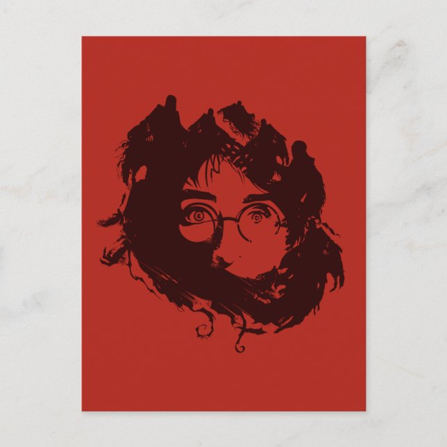 HARRY POTTER™ und Mentoren Postkarte (Vorderseite)