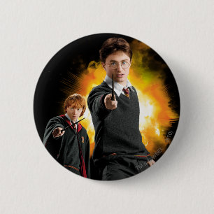 Harry Potter und Ron Weasely Button