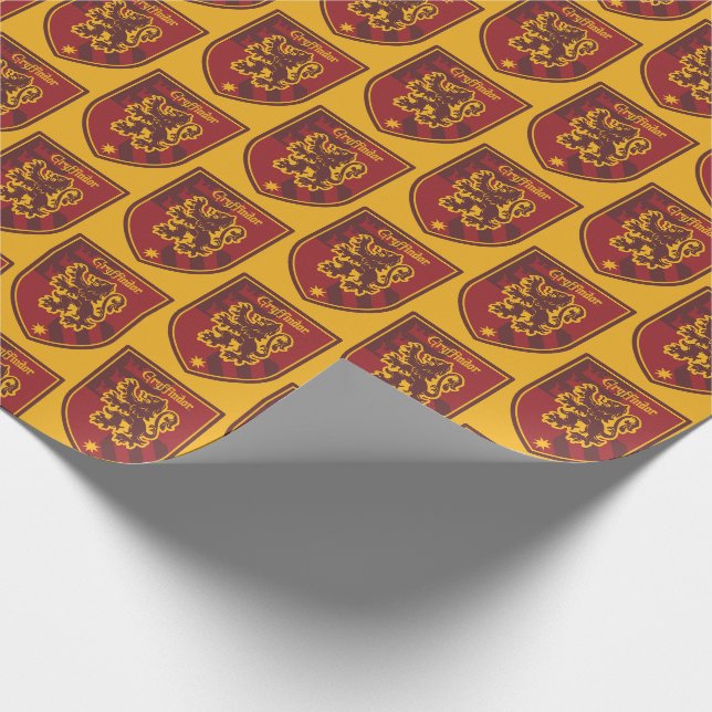 Harry Potter | Wappen des Gryffindor-Hauses Geschenkpapier (Ecke)
