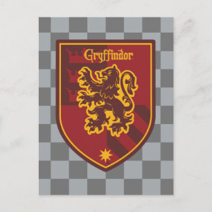Harry Potter   Wappen des Gryffindor-Hauses Postkarte