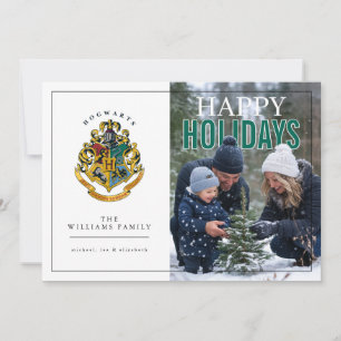 Harry Potter Wappen Foto Feiertagskarte